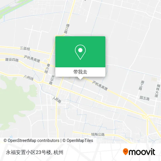 永福安置小区23号楼地图
