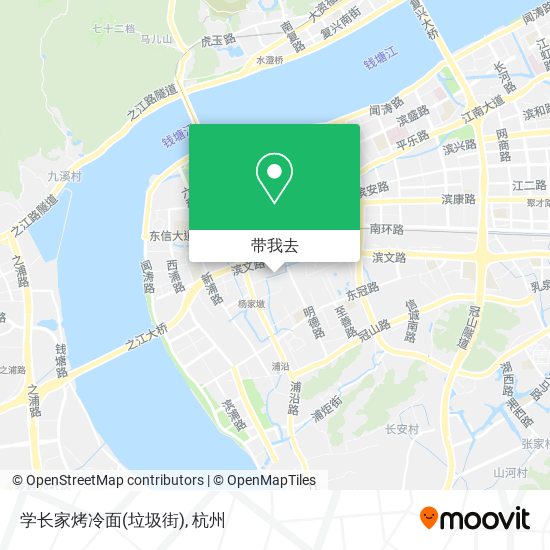 学长家烤冷面(垃圾街)地图