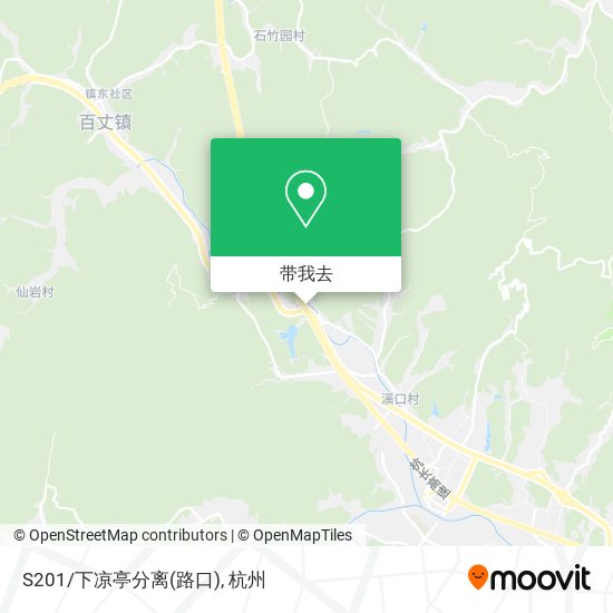 S201/下凉亭分离(路口)地图