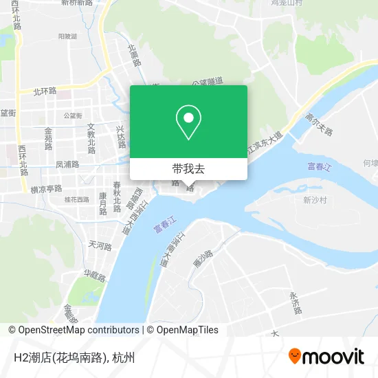 H2潮店(花坞南路)地图