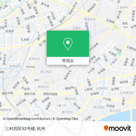三村四区52号楼地图