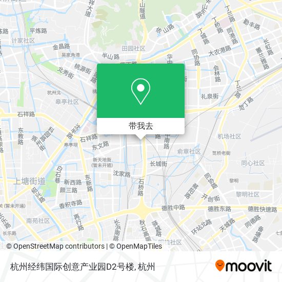 杭州经纬国际创意产业园D2号楼地图