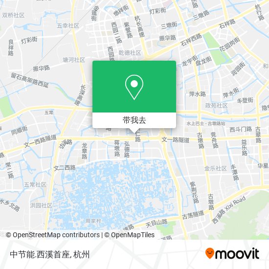 中节能.西溪首座地图