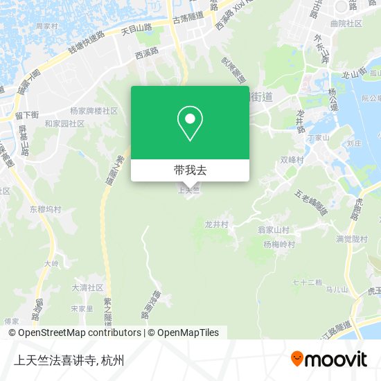 上天竺法喜讲寺地图