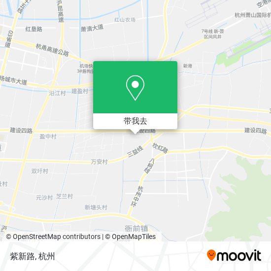 紫新路地图