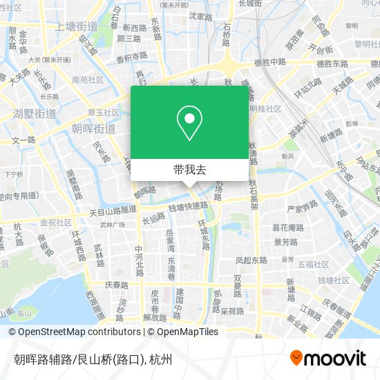 朝晖路辅路/艮山桥(路口)地图