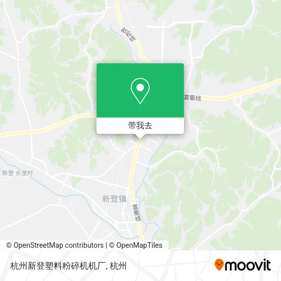 杭州新登塑料粉碎机机厂地图
