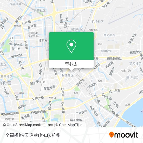 全福桥路/天庐巷(路口)地图
