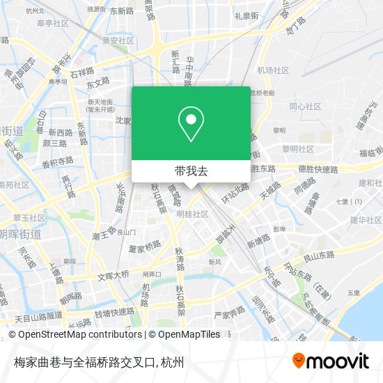 梅家曲巷与全福桥路交叉口地图