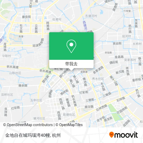 金地自在城玛瑙湾40幢地图