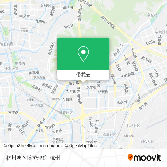 杭州澳医博护理院地图
