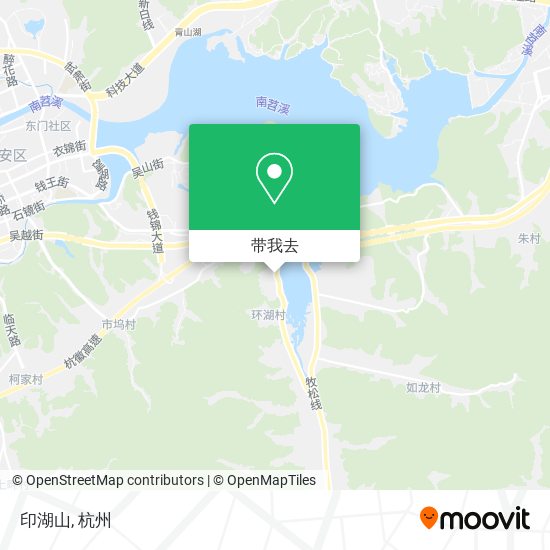 印湖山地图