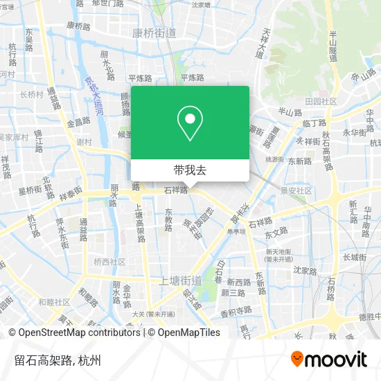 留石高架路地图