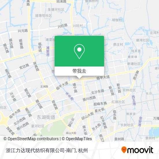 浙江力达现代纺织有限公司-南门地图