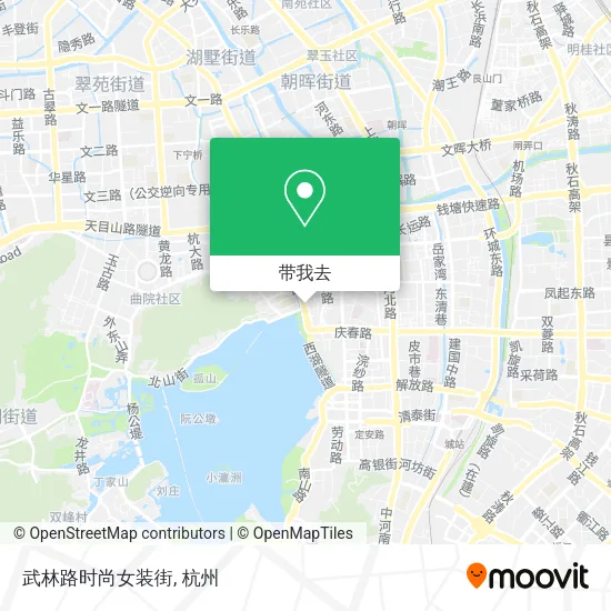 武林路时尚女装街地图