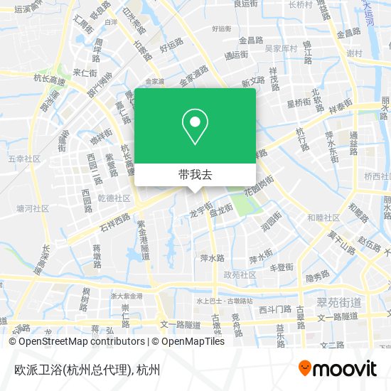 欧派卫浴(杭州总代理)地图