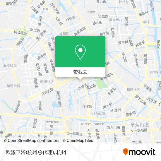 欧派卫浴(杭州总代理)地图