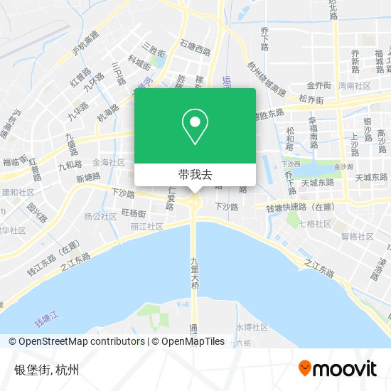 银堡街地图