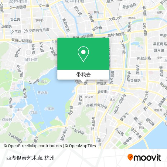 西湖银泰艺术廊地图