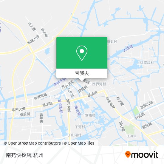 南苑快餐店地图