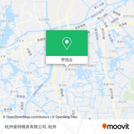 杭州俊特模具有限公司地图