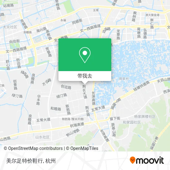 美尔足特价鞋行地图