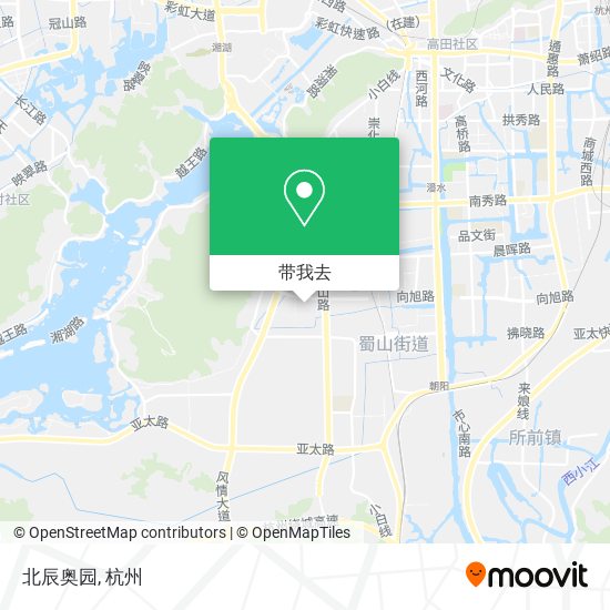 北辰奥园地图