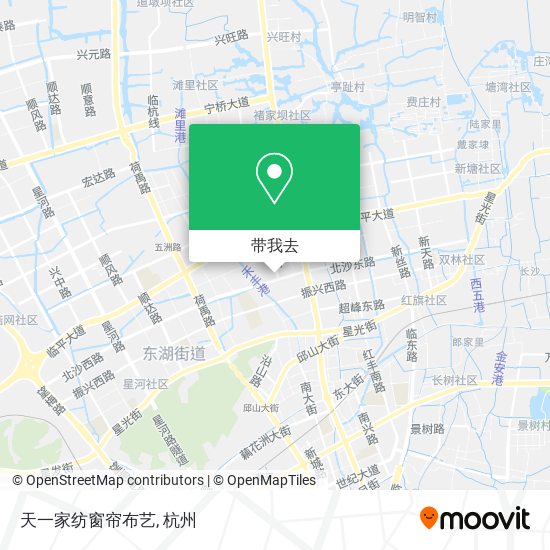 天一家纺窗帘布艺地图