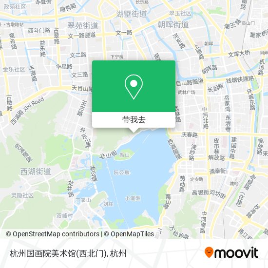 杭州国画院美术馆(西北门)地图