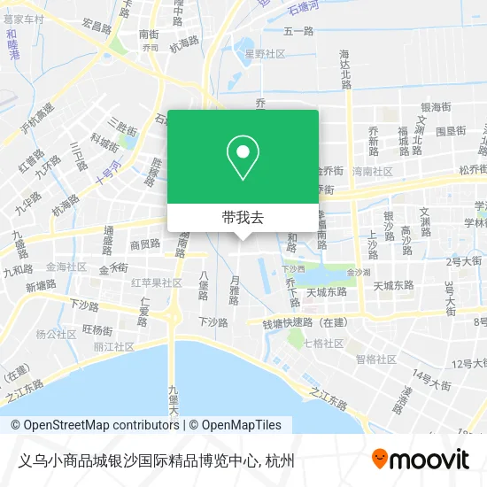 义乌小商品城银沙国际精品博览中心地图