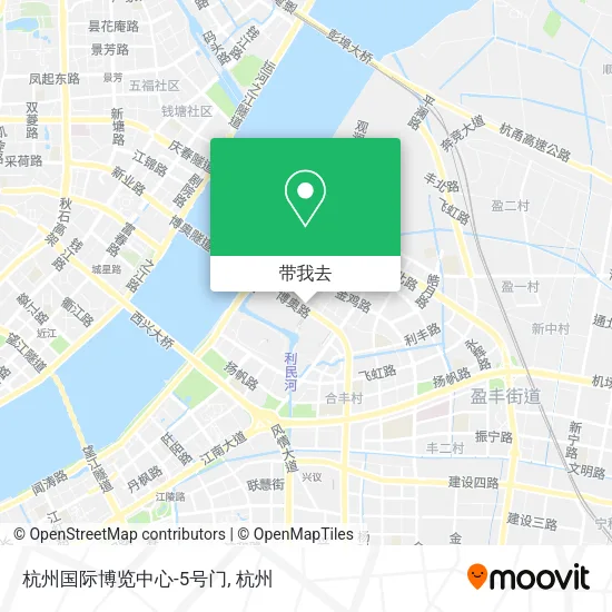 杭州国际博览中心-5号门地图