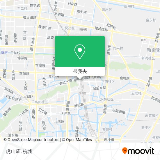 虎山庙地图