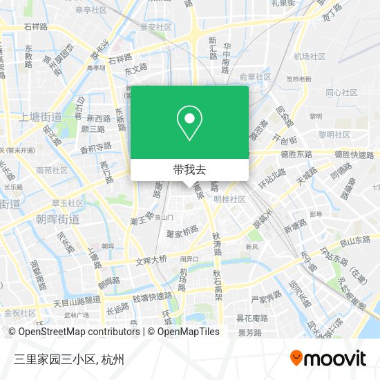三里家园三小区地图