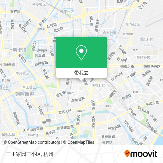 三里家园三小区地图