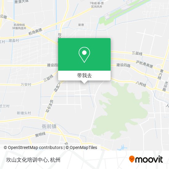 坎山文化培训中心地图