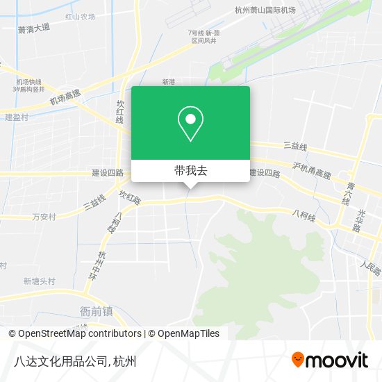 八达文化用品公司地图
