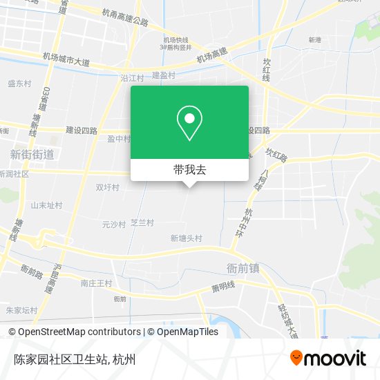 陈家园社区卫生站地图