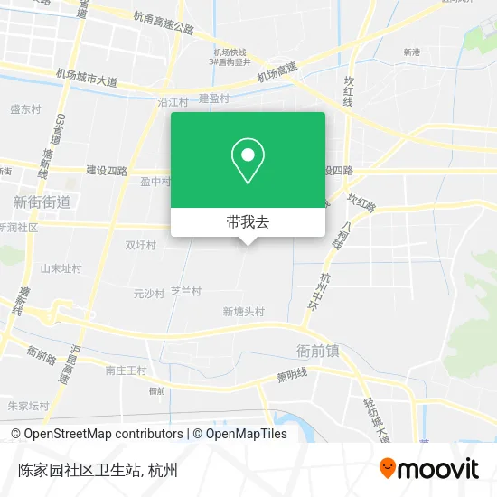 陈家园社区卫生站地图