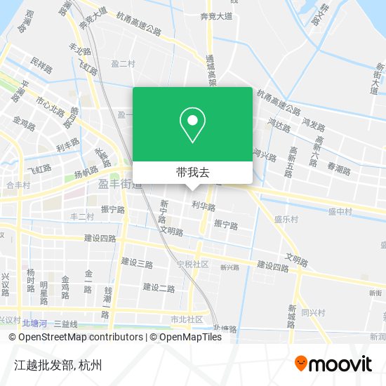 江越批发部地图
