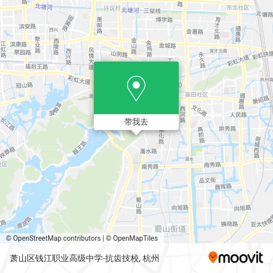 萧山区钱江职业高级中学-抗齿技校地图