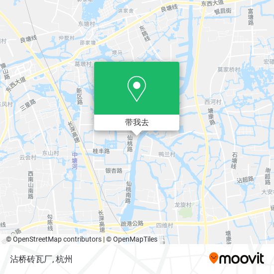 沾桥砖瓦厂地图