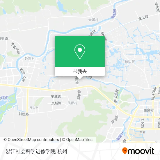 浙江社会科学进修学院地图