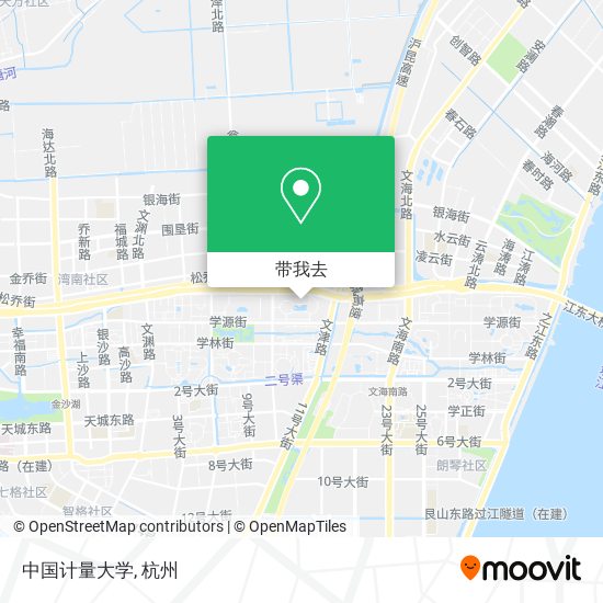 中国计量大学地图