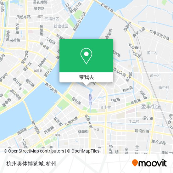 杭州奥体博览城地图