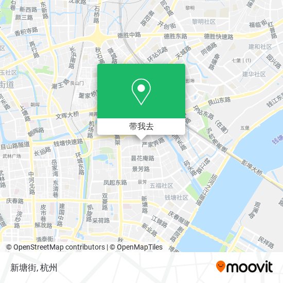 新塘街地图