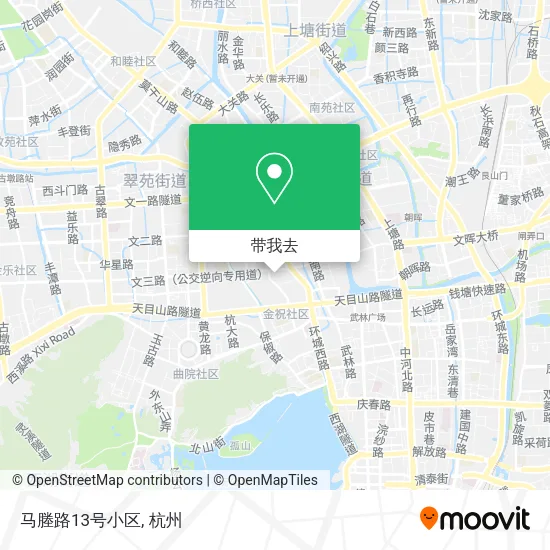 马塍路13号小区地图