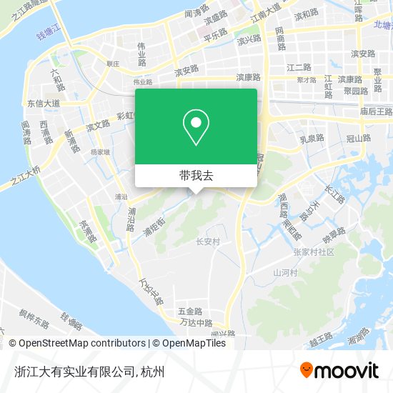 浙江大有实业有限公司地图