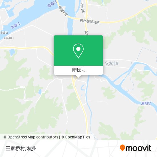 王家桥村地图