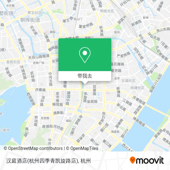 汉庭酒店(杭州四季青凯旋路店)地图