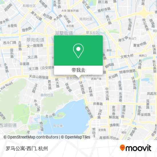 罗马公寓-西门地图